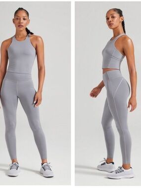Allbirds Natural Leggings in Gust merino wool